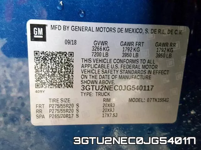 3GTU2NEC0JG540117 фото 2