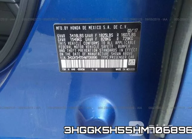 3HGGK5H55HM706896 фото 10