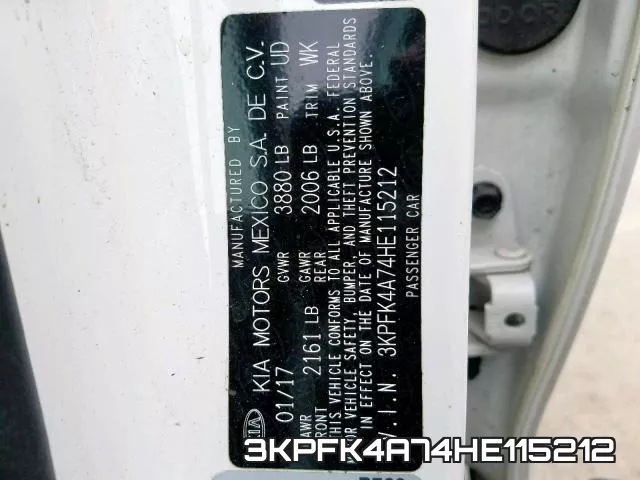 3KPFK4A74HE115212 фото 2