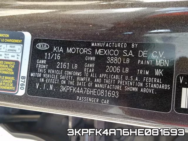 3KPFK4A76HE081693 фото 2