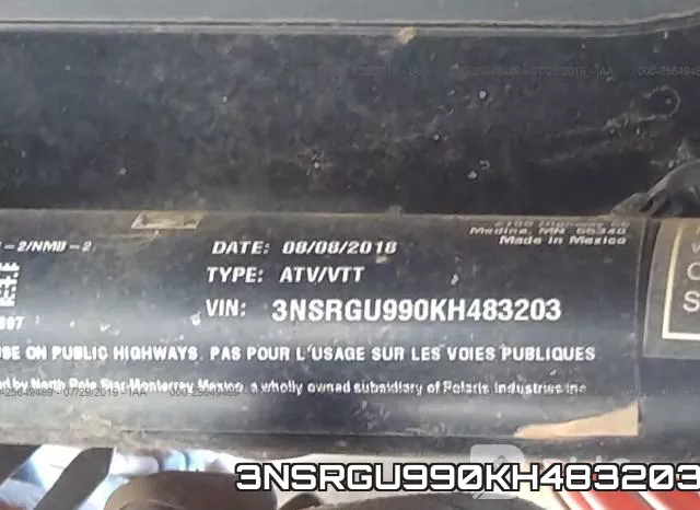 3NSRGU990KH483203 фото 10