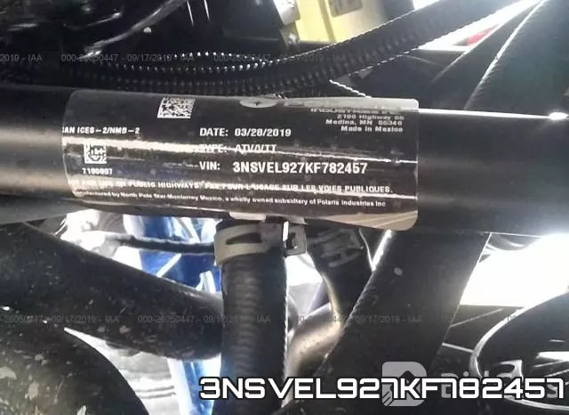 3NSVEL927KF782457 фото 2