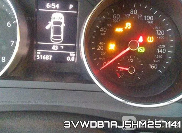 3VWDB7AJ5HM257141 фото 8