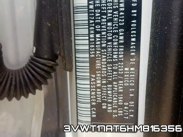 3VWT17AT6HM816356 фото 2