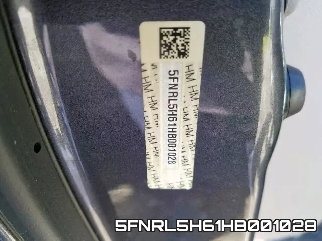 5FNRL5H61HB001028 фото 2