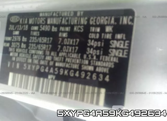 5XYPG4A59KG492634 фото 10