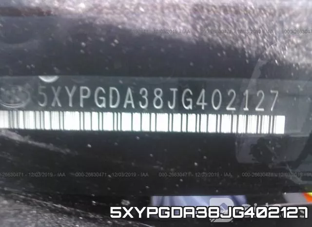 5XYPGDA38JG402127 фото 10