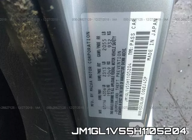 JM1GL1V55H1105204 фото 10