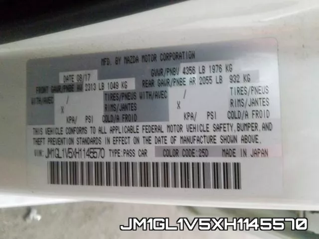 JM1GL1V5XH1145570 фото 2