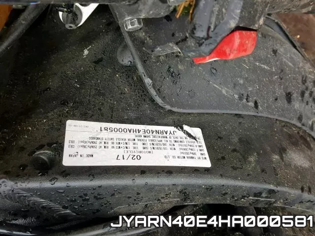 JYARN40E4HA000581 фото 2