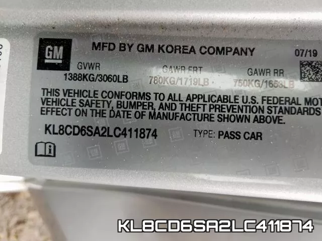 KL8CD6SA2LC411874 фото 2