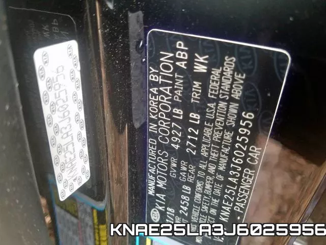 KNAE25LA3J6025956 фото 2