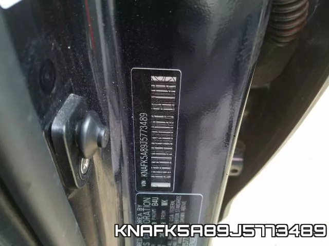 KNAFK5A89J5773489 фото 2