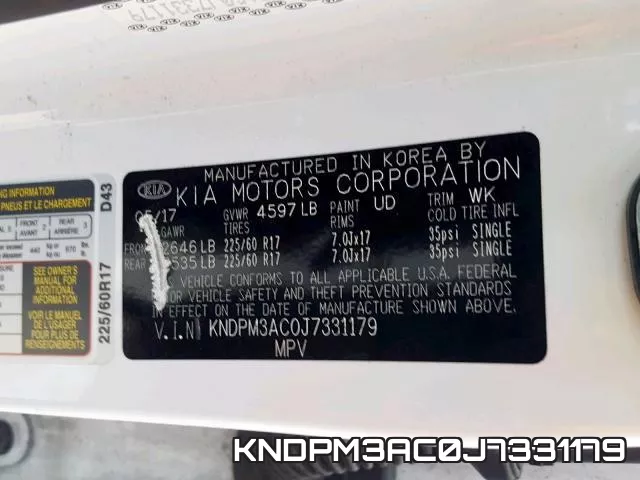 KNDPM3AC0J7331179 фото 2