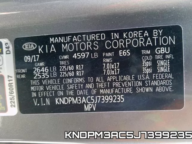 KNDPM3AC5J7399235 фото 2