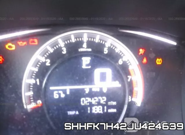 SHHFK7H42JU424639 фото 8