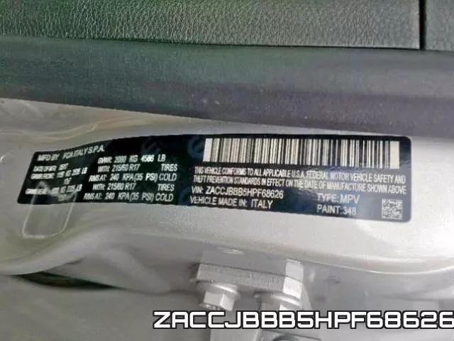 ZACCJBBB5HPF68626 фото 2