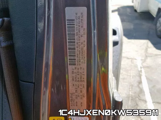 1C4HJXEN0KW535911 фото 2