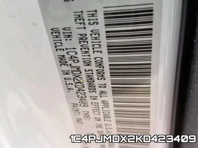 1C4PJMDX2KD423409 фото 2