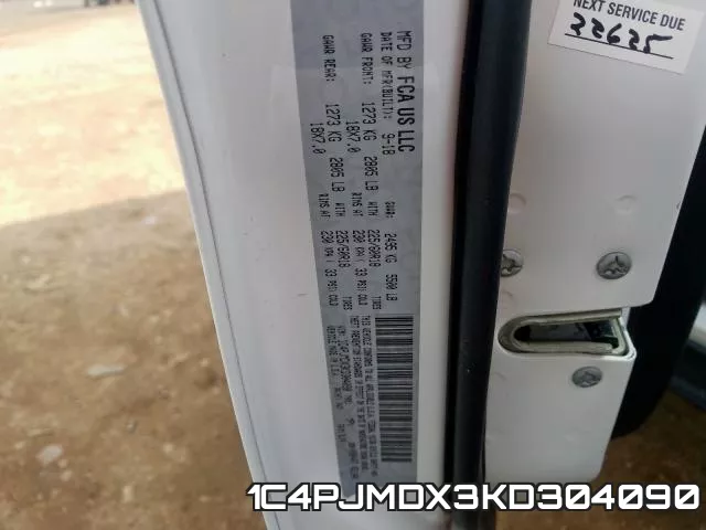 1C4PJMDX3KD304090 фото 2