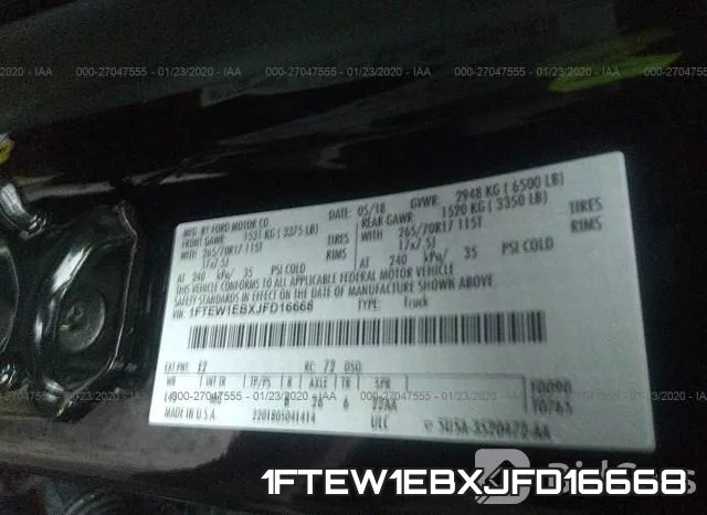 1FTEW1EBXJFD16668 фото 10