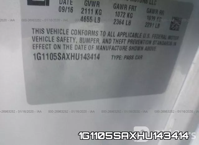 1G1105SAXHU143414 фото 10