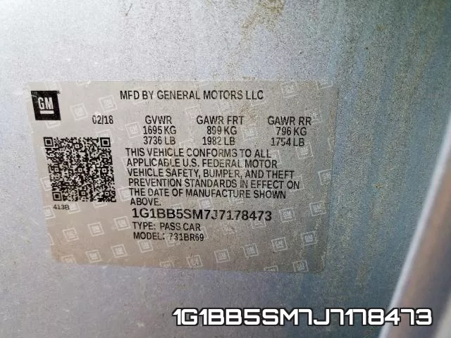 1G1BB5SM7J7178473 фото 2