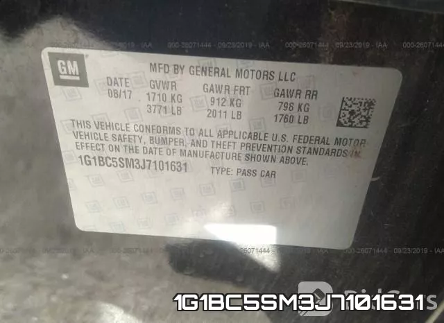 1G1BC5SM3J7101631 фото 10