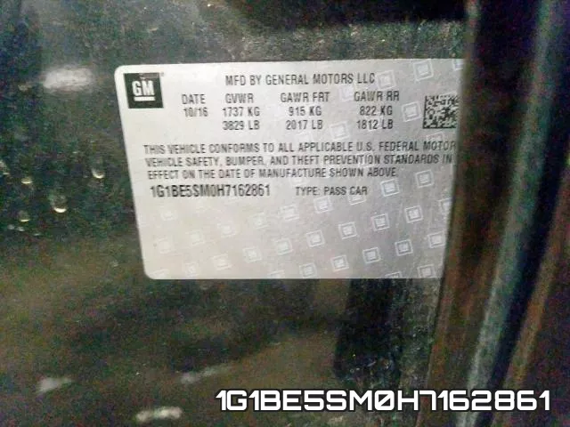 1G1BE5SM0H7162861 фото 2