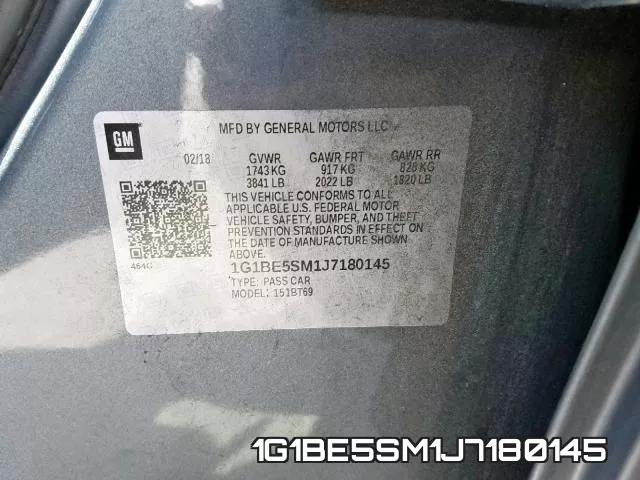 1G1BE5SM1J7180145 фото 2