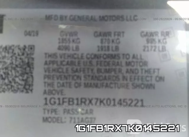 1G1FB1RX7K0145221 фото 10