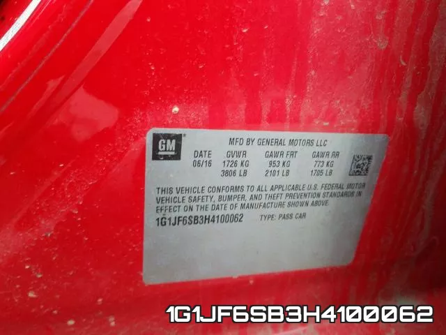 1G1JF6SB3H4100062 фото 2