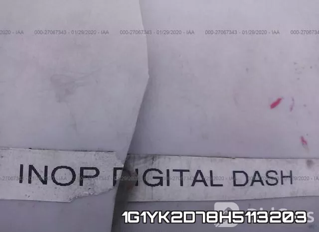 1G1YK2D78H5113203 фото 8