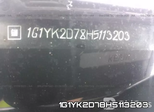 1G1YK2D78H5113203 фото 10