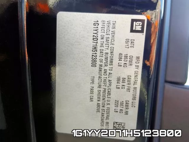 1G1YY2D71H5123800 фото 2