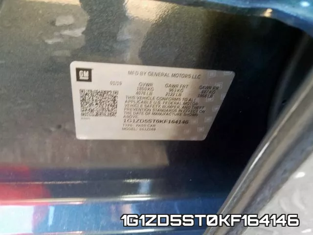 1G1ZD5ST0KF164146 фото 2