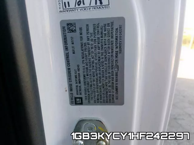 1GB3KYCY1HF242297 фото 2