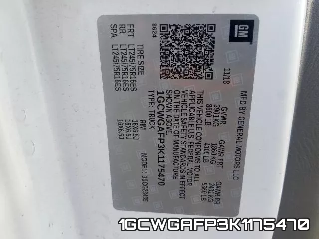 1GCWGAFP3K1175470 фото 2