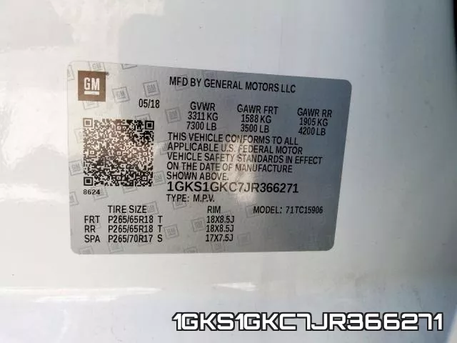 1GKS1GKC7JR366271 фото 2