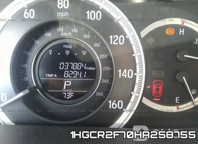 1HGCR2F70HA258755 фото 8