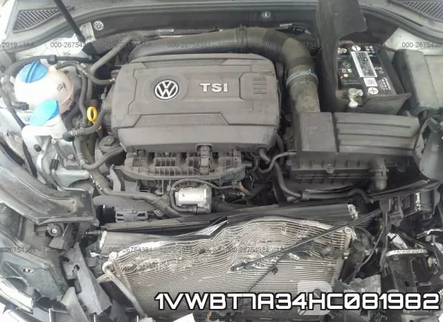1VWBT7A34HC081982 фото 2
