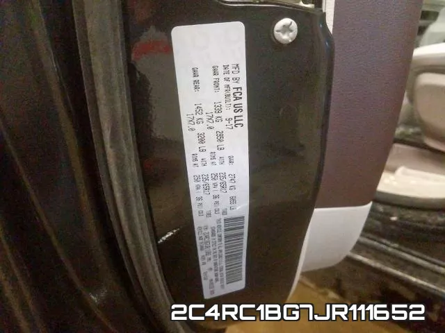 2C4RC1BG7JR111652 фото 2