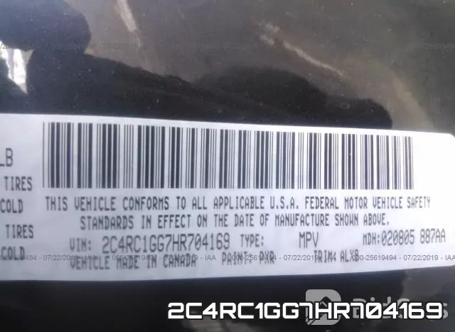 2C4RC1GG7HR704169 фото 10