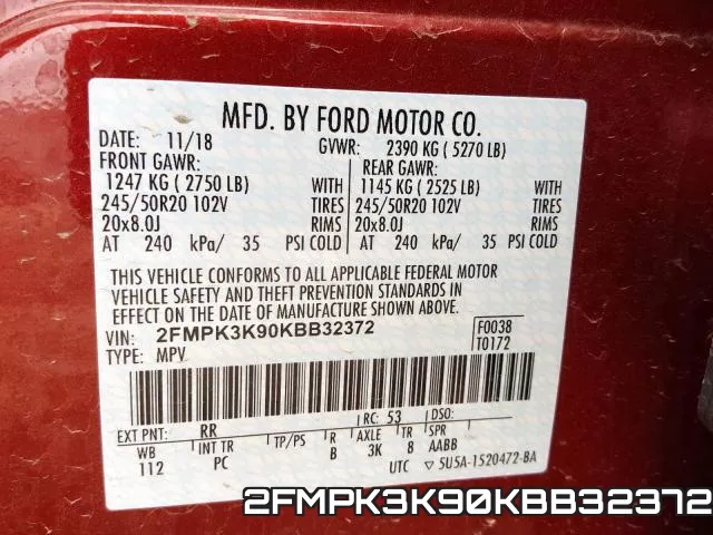 2FMPK3K90KBB32372 фото 2