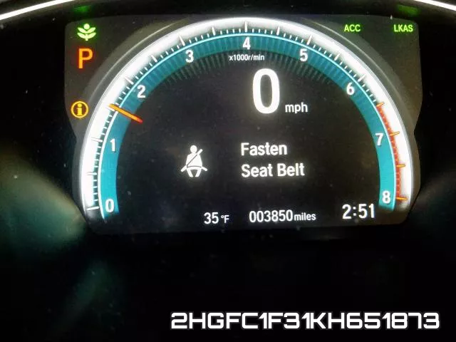 2HGFC1F31KH651873 фото 9