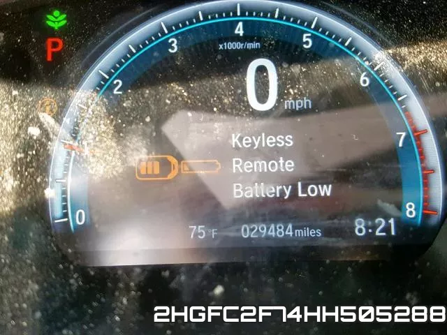 2HGFC2F74HH505288 фото 9