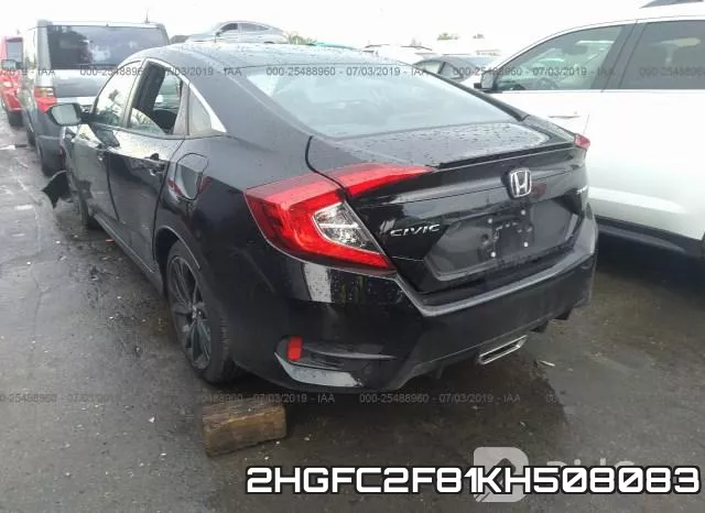 2HGFC2F81KH508083 фото 4