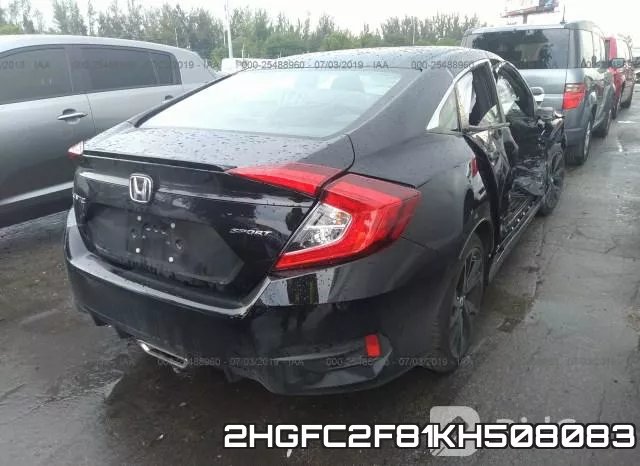 2HGFC2F81KH508083 фото 5