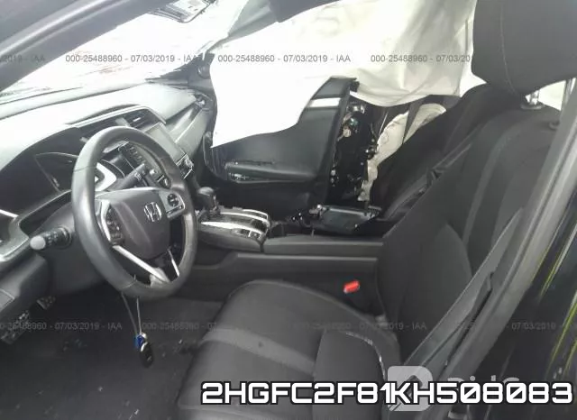 2HGFC2F81KH508083 фото 6