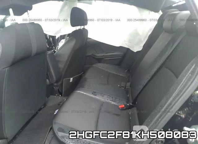 2HGFC2F81KH508083 фото 9